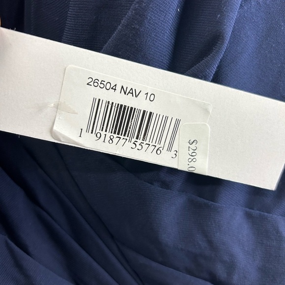 Mac Duggal 26504 NWT V-NECK RUCHED JERSEY GOWN - Picture 6 of 10